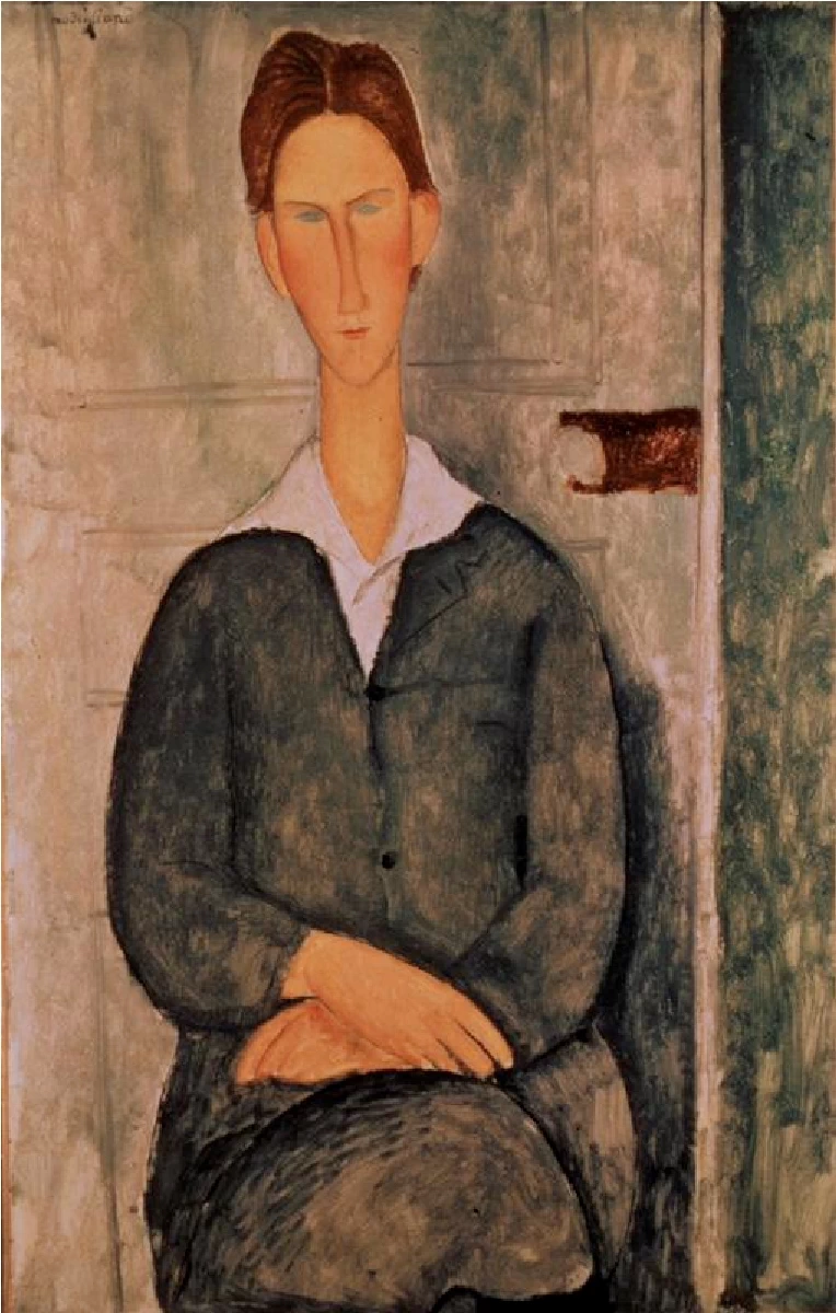 Amedeo Modigliani - Giovanotto dai Capelli Rossi